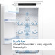 Bosch Beépíthető kombinált hűtő/fagyasztó - Serie4 - Laposzsanér - LowFrost - 20