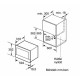 Bosch Beépíthető mikrohullámú sütő - Serie8 - 900W -  TFT kijelző és