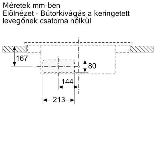 Bosch FlexInduction üvegkerámia főzőlap beépített páraelszívóval - 2. generáció