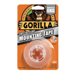 Gorilla Heavy Duty Mounting Tape kétoldalas ragasztószalag kristálytiszta