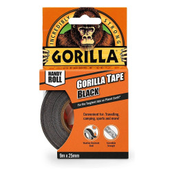 Gorilla TAPE HANDY ROLL ragasztószalag fekete 9.14m x 25mm