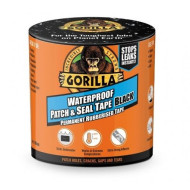 Gorilla TAPE Waterproof PATCH & SEAL fekete vízálló foltozó/tömítő