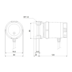 Grundfos UP Comfort 15-14 BA PM automata időkapcsolós, termosztáttal