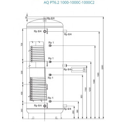Hajdú AQ PT6.2 1000 C ErP 1 hőcserélővel