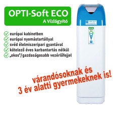 OPTI-Soft ECO 70 VR34 vízlágyító készülék svéd gyantával 3-4fő részére