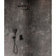 Ravak 983.00CR Esőztető zuhanyfej ABS Air szögletes 250mm KRÓM