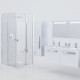 Ravak Fürdőszobai szekrény mosdó alá 1200 CHROME fehér/fehér
