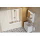 Ravak Fürdőszobai szekrény mosdó alá SD Classic II 600 fehér/fehér