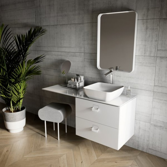 Ravak Fürdőszobai tükör STRIP 500x700 fehér világítással