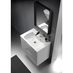 Ravak Fürdőszobai tükör STRIP 800x700 FEKETE világítással