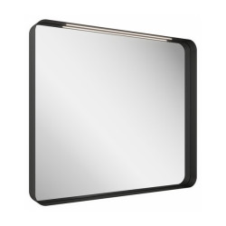 Ravak Fürdőszobai tükör STRIP 900x700 FEKETE világítással