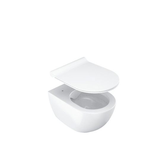 Ravak WC ülőke Uni Chrome Slim fehér